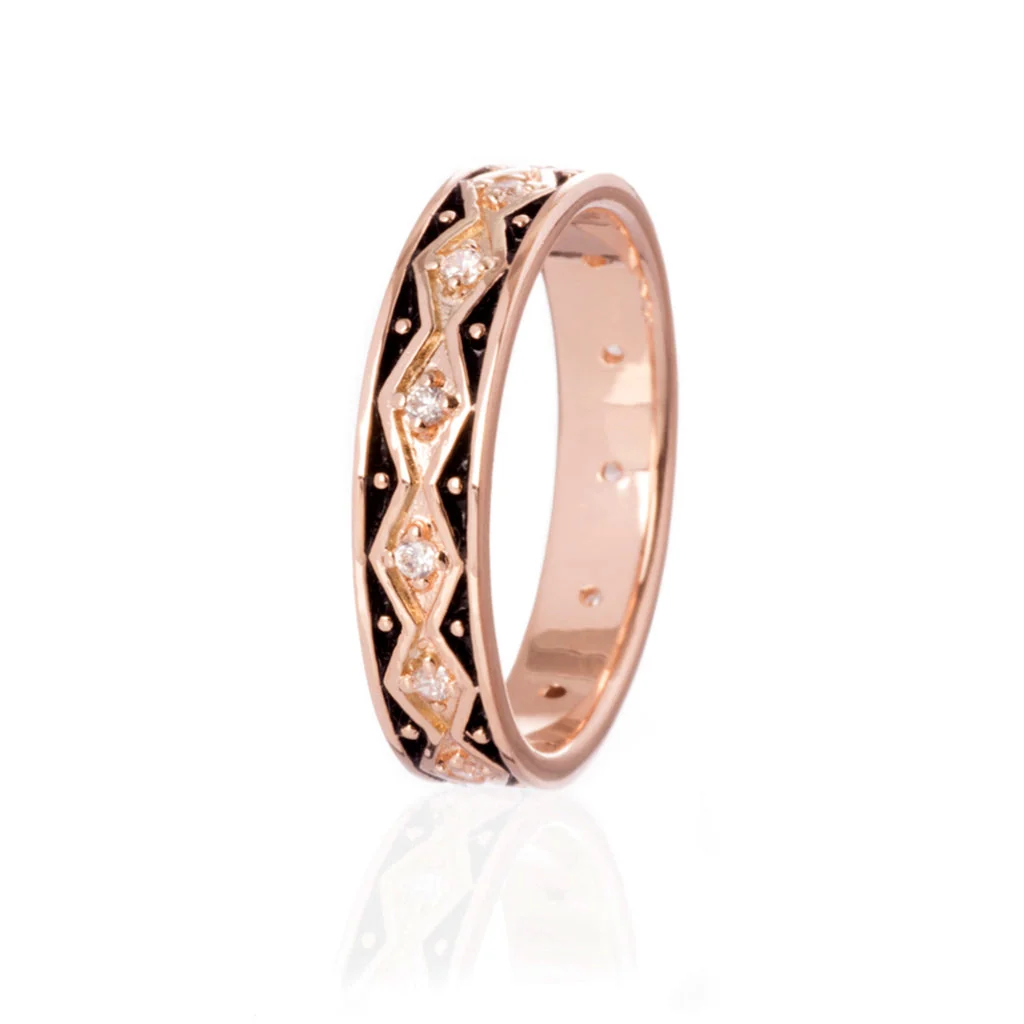 Viper Ring, Roségold – Bild 2