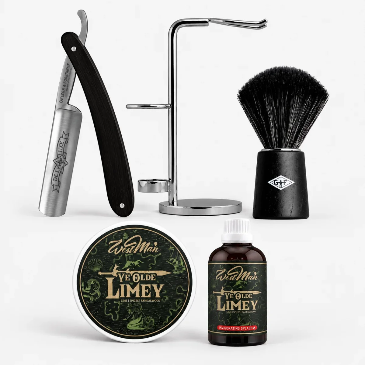 SIGNATURE SET PLUS – Rasiermesser Ebenholz + Westman – Bild 2